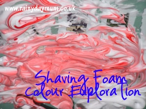 Shaving Foam Colour Exploration