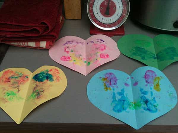 Valentines Day Hearts for Toddlers to make