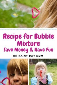 recipe for bubble mixture