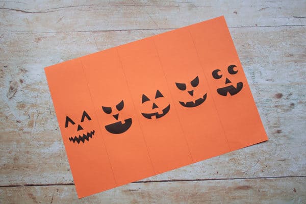 Printable Pumpkin Paper Chains to Make with Kids