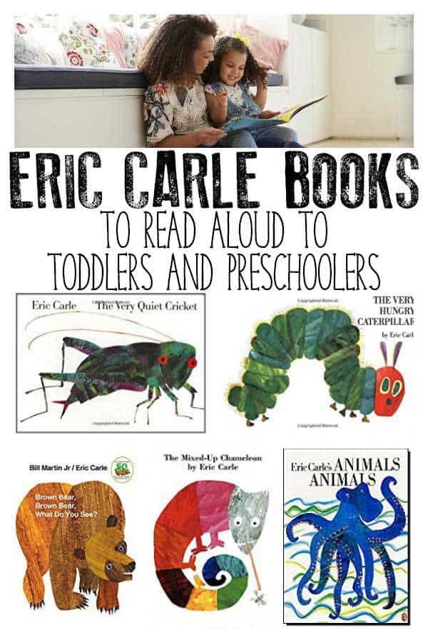Eric Carle books ideal for Toddlers and Preschoolers