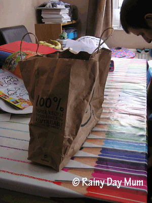 Paper Bag for Paper Bag Challenge with Tinkerlab