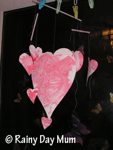 Valentines Day Activity a Heart Mobile