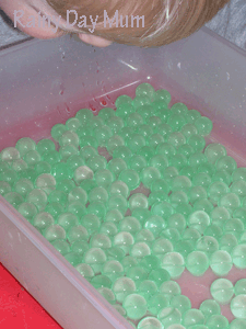First sight of water beads