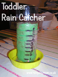 Rain Catcher made by 2 year old