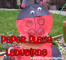 Paper Plate Ladybugs