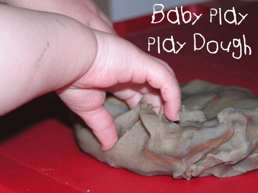 Baby play playdough