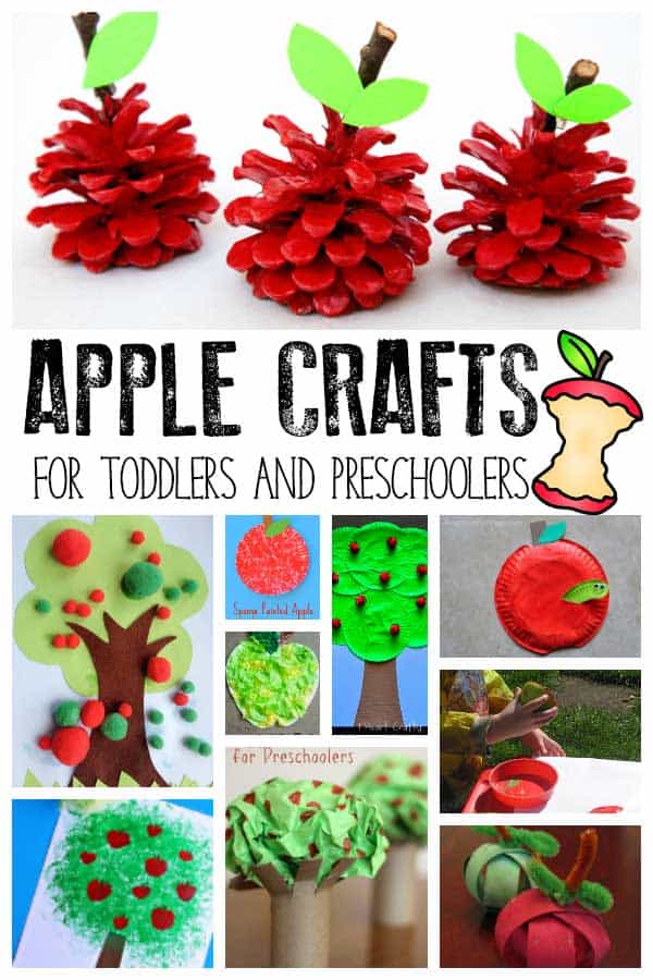 Apple Crafts for Toddlers and Preschoolers