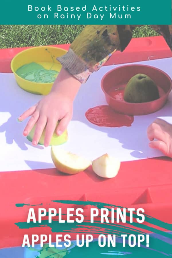 apples up on top book based activity for kids