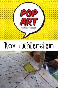 Pop Art for Preschoolers – Roy Lichtenstein
