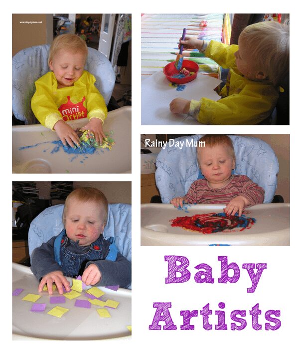 Art Activities for under 18 months
