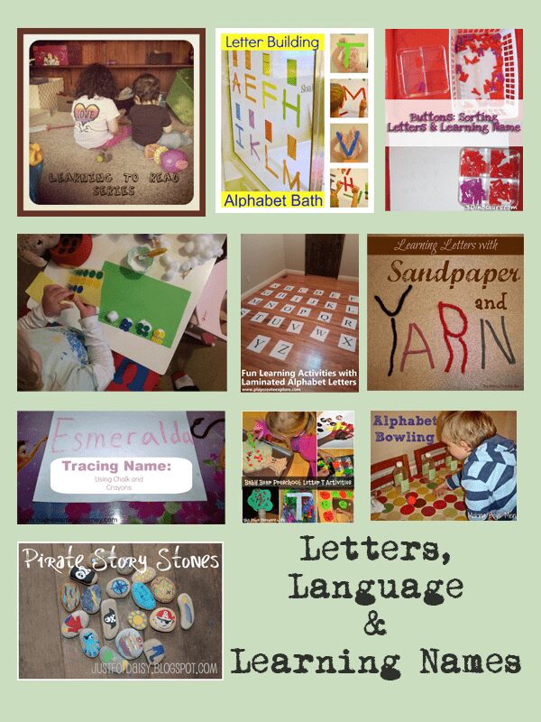 Early years literacy activities