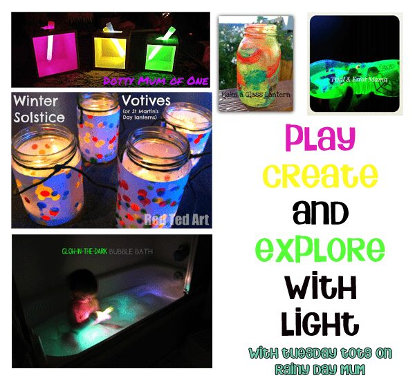 light play and crafts for tots