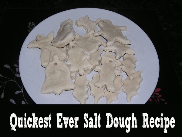 quickest ever salt dough recipe