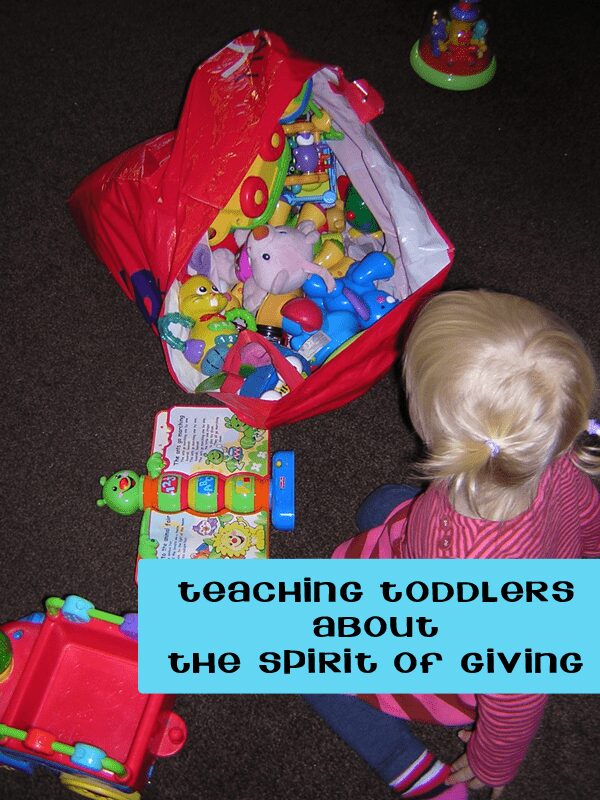 teaching toddler about giving