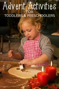 24 Advent Activities for Toddler and Preschoolers with crafts, baking, traditions, nature hunts and Family Fun these are great fun to countdown to Christmas