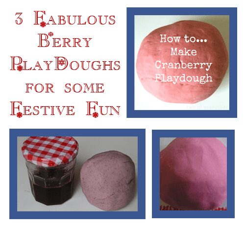 Berry playdough recipes