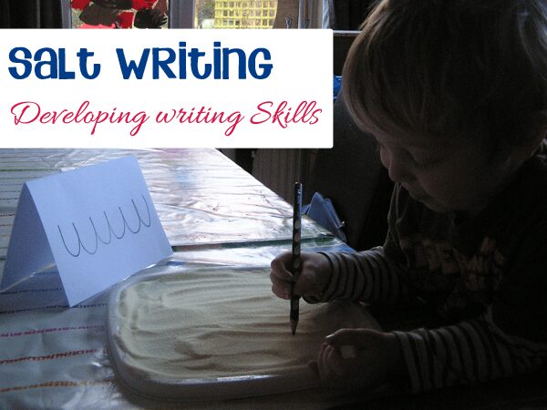 Preschool writing development activity