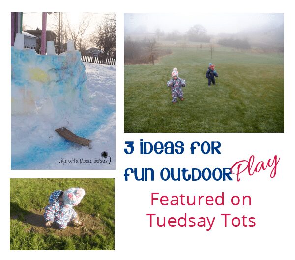Outdoor play for toddlers