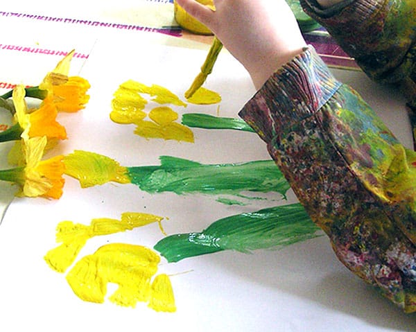Daffodil picture by preschooler