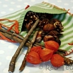 Seasonal Mobile one of the Nature Crafts from Red Ted Art kicking off the new 7 days of series on Rainy Day Mum