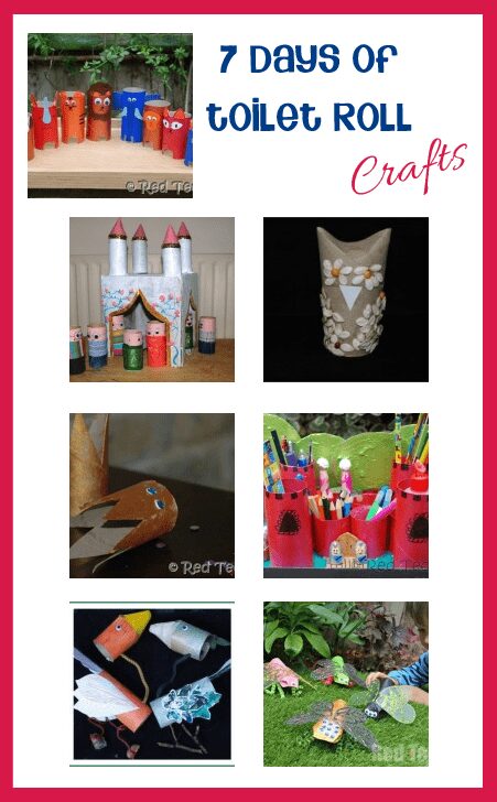 7 days of loo roll crafts features on Rainy Day Mum from Red Ted Art