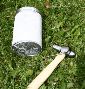 Celebrate Summer with Simple Tin Can Lanterns that Kids Can Make