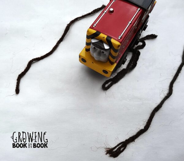 Superworm - creative art with yarn bring the book alive as part of Story Book Summer on Rainy Day Mum