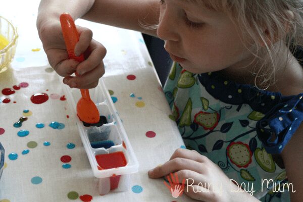 Keep Cool and get creative making your own ice paints