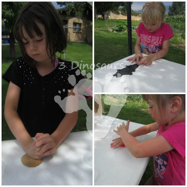 Digging up Dinosaurs - fossil making activity