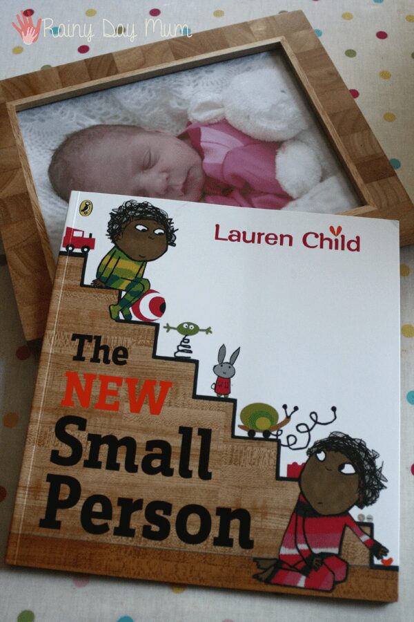 The New Small Person by Lauren Child - helping preschoolers and older children with the arrival of a new sibling