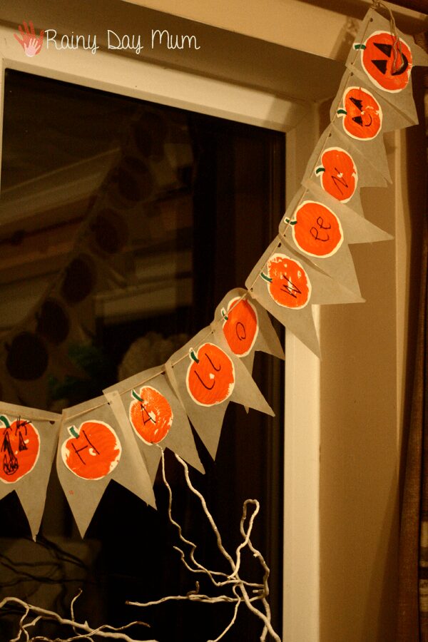 Happy Halloween Stamped Bunting