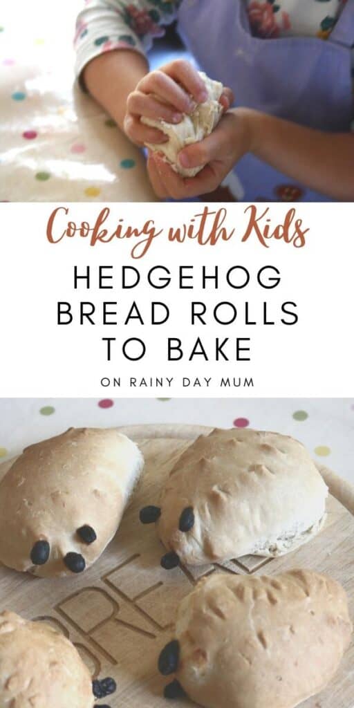 Cooking with Kids Hedgehog Bread Rolls to Bake