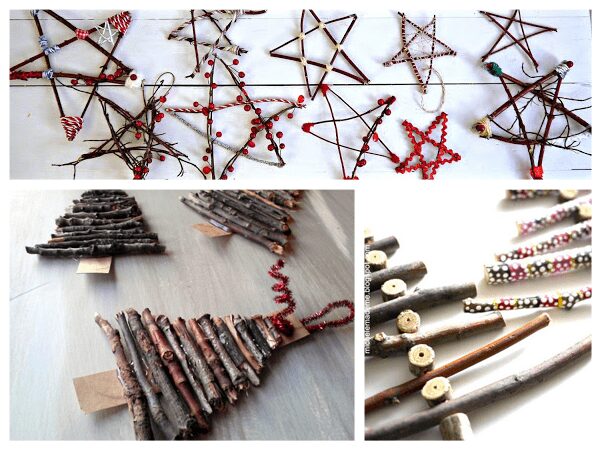 10 Natural Ornaments for Kids and you to make this Christmas
