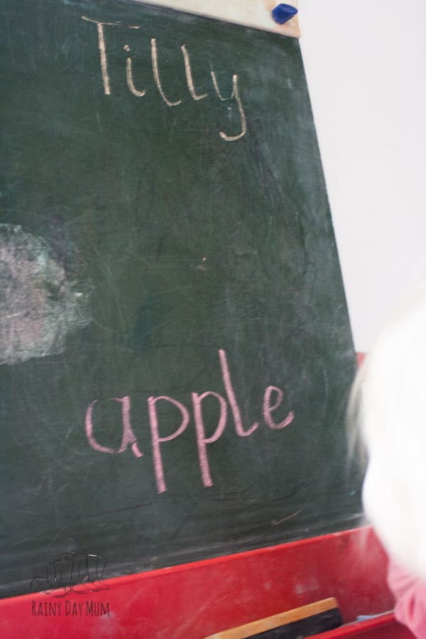 A is for apple - is any of the letters in my name?