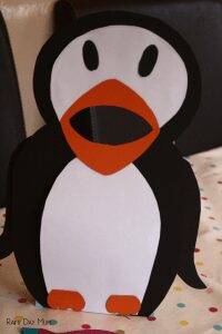 Feed the Penguin - preschool game for math and literacy