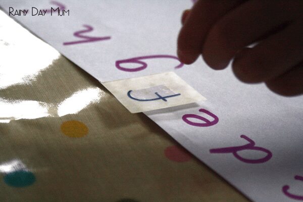 Letter Match Tooth Cleaning Game - Preschool Literacy