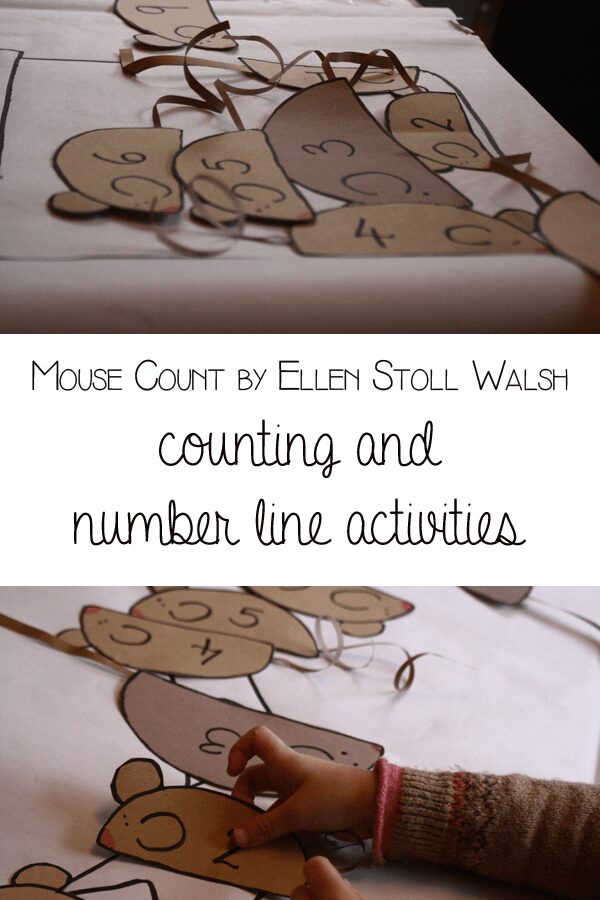 Mouse Count by Ellen Stoll Walsh - Number Line and Counting activity