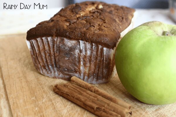 Apple and cinnamon loaf cake - cooking with kids a simple easy to follow recipe for a delicious treat