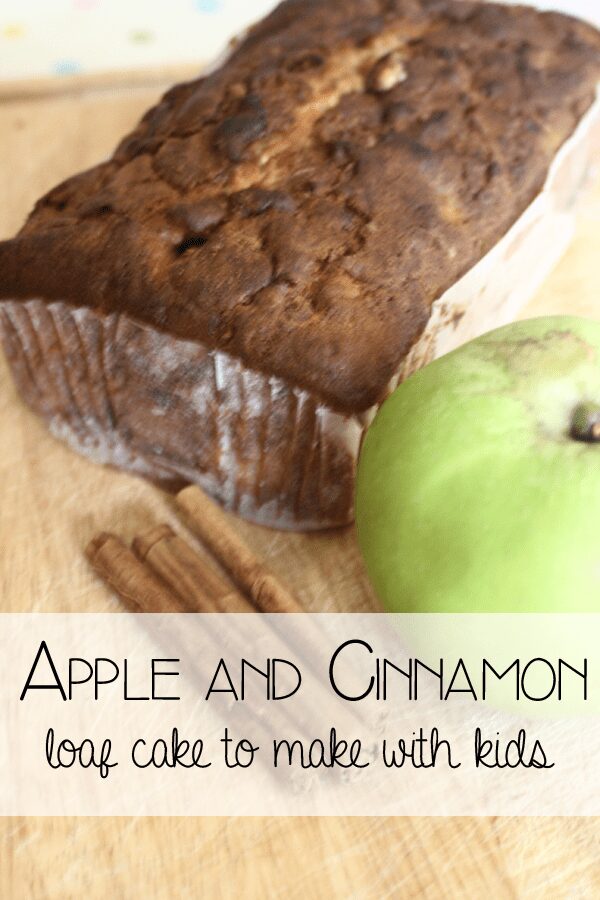 Apple and cinnamon loaf cake - cooking with kids a simple easy to follow recipe for a delicious treat