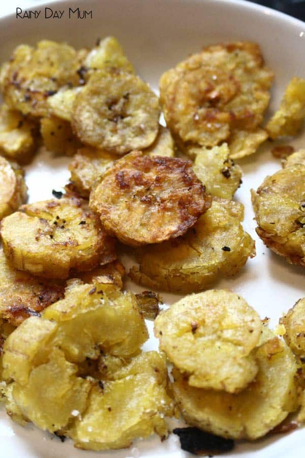 Patacones recipe to cook with kids