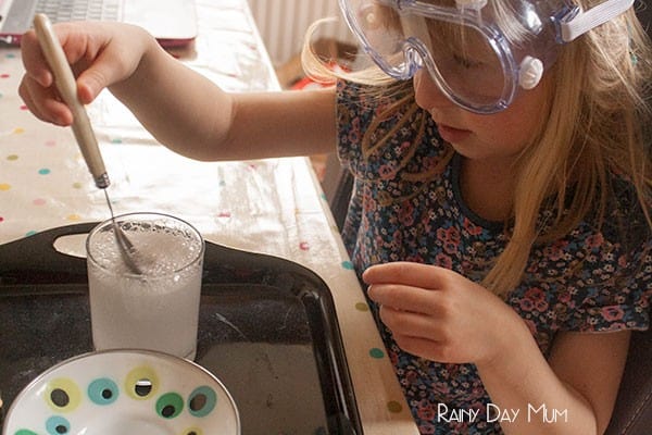 Growing Borax Free Crystals with kids
