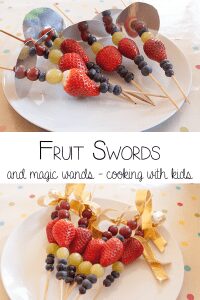 Fruit Swords and Magic Wands – Quick Snacks for kids