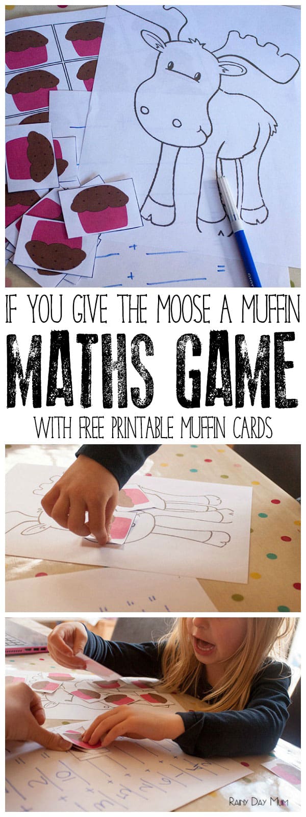Connect Math and books with this early elementary game for the book If you give a moose a muffin by Laura Numeroff