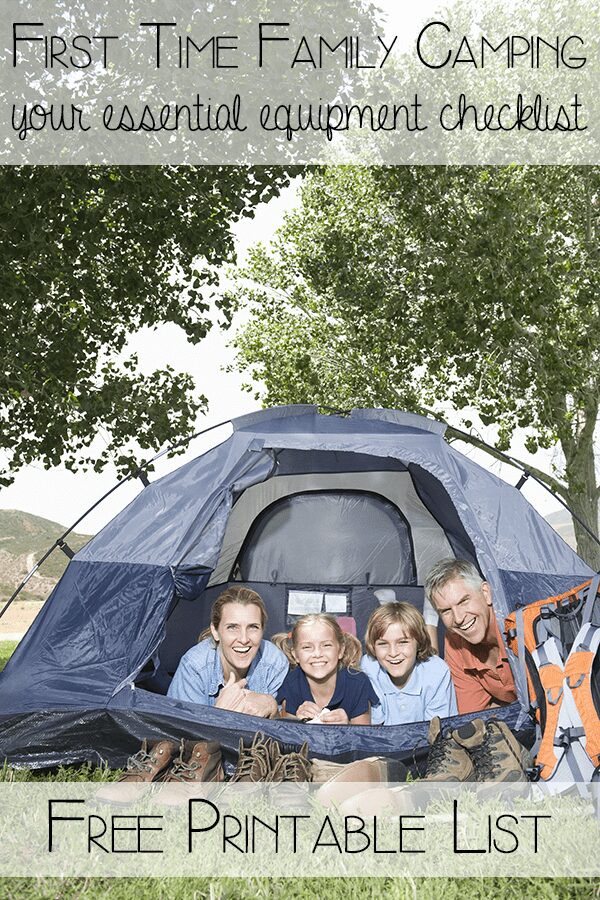 Setting off for your first family camping trip can be daunting especially if you don't have the equipment already. Here's our family camping equipment checklist that includes the essentials for easing you into family camping for the first time and you can download it for FREE!