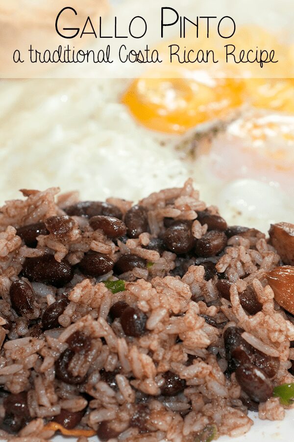 Learning about the world and different countries through food, this is the traditional Costa Rican Recipe for Gallo Pinto a staple of all Tico families for breakfast if not more meals