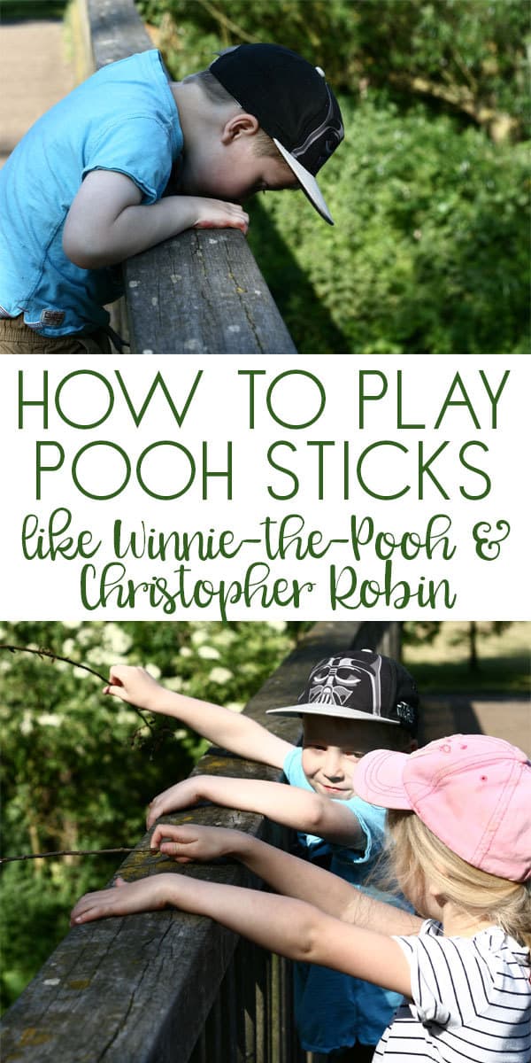 Play the classic outdoor game Pooh Sticks with your family, try the famous game that Winnie-the-Pooh invents in House at Pooh Corner with his friends.
