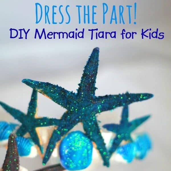 Dress the Part - DIY Mermaid Tiara for Kids, kids can make and play with this easy to make tiara click through to find out how