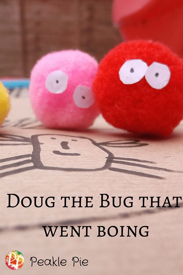Doug the Bug Game and Craft for preschoolers, storybook summer bringing books alive with activities for kids