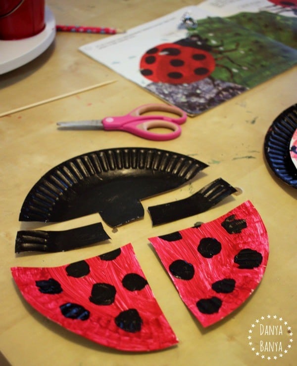Read and make craft for The Bad-Tempered Ladybird by Eric Carle